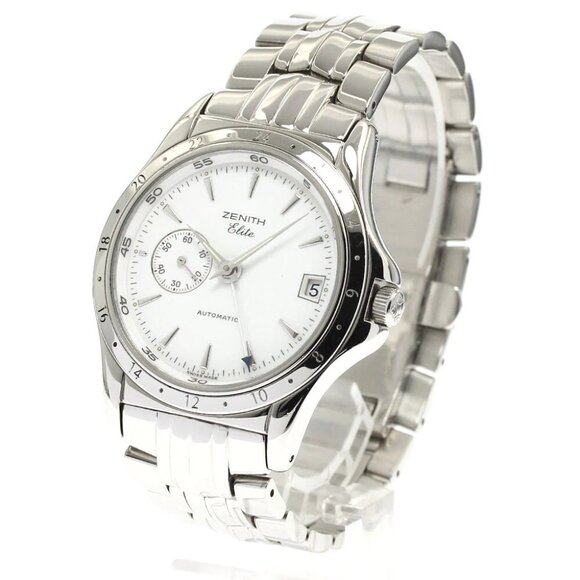 ZENITH Class elite 90/02.0030.682 Dual time white Dial Automatic Men's_866456 - Picture 1 of 7